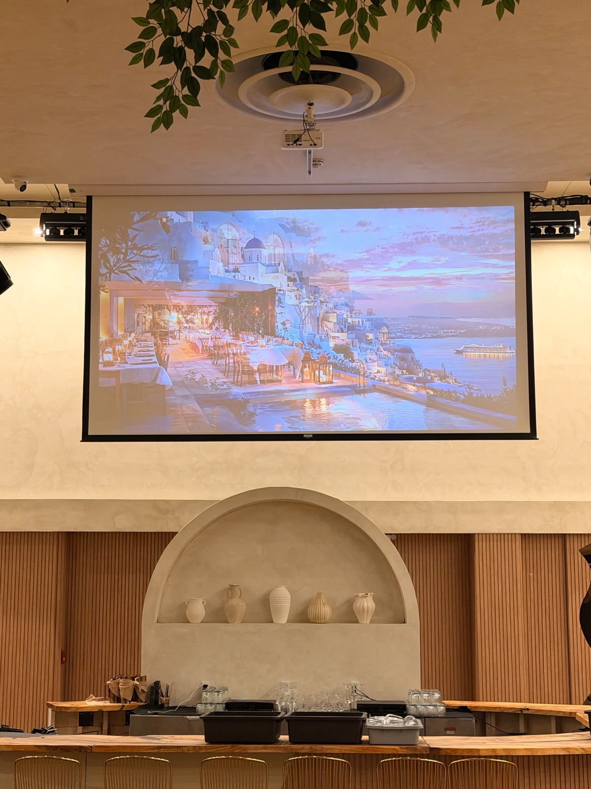 ALIA — the room set for a corporate day